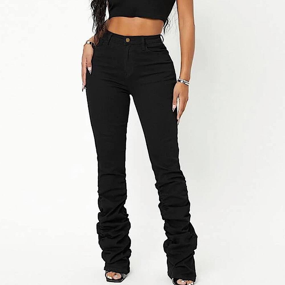 Ruched Jeans